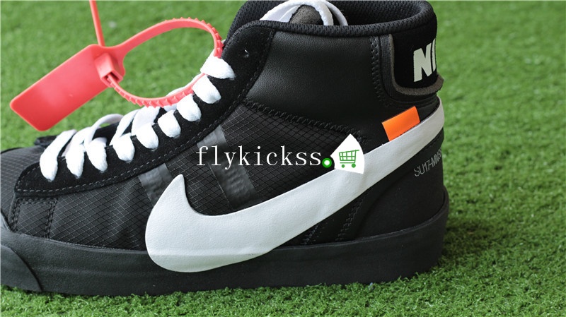 Off White x Nike Air Blazer Mid Black